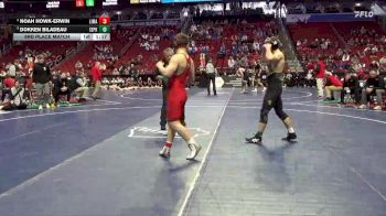 3A-165 lbs 3rd Place Match - Noah Howk-Erwin, Linn-Mar vs Dokken Biladeau, Southeast Polk