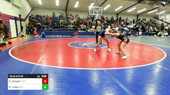 155 lbs Consi Of 8 #2 - Gracie Cooper, Bixby JH Girls vs Auhbriey Lowe, Union Girls JH