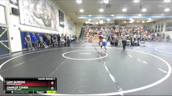120 lbs Champ. Round 2 - Liam Qureshi, Fountain Valley vs Charles Cohen, Corona Del Mar