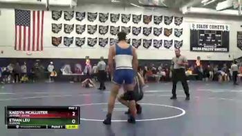 144 lbs Cons. Semi - Ethan Leu, GlenOak vs Kaedyn McAllister, Anthony Wayne