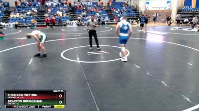 190 lbs Round 3 - Braxton Bruggeman, Gretna vs Thatcher Whiting, Kearney JV