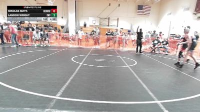 120 lbs Quarterfinal - Nikolas Mzyk, RedNose Wrestling School vs Landon Wright, Seagull Wrestling Club