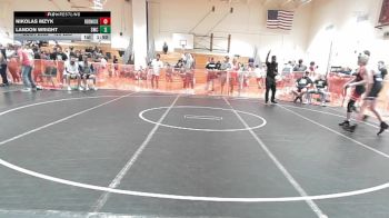 120 lbs Quarterfinal - Nikolas Mzyk, RedNose Wrestling School vs Landon Wright, Seagull Wrestling Club