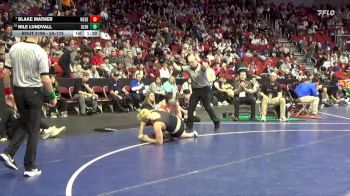 2A-175 lbs Champ. Round 2 - Blake Mather, West Delaware, Manchester vs Nile Lundvall, Glenwood