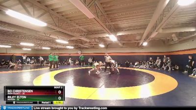 110+ Round 1 (16 Team) - Bo Christensen, Iron County vs Riley Elton, Payson