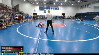 85 lbs Semifinal - Steven Ziegler, Twin Spruce Jr High vs Tyson Schmelzle, Sage Valley Jr High