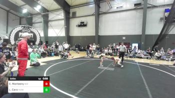 54 lbs Quarterfinal - Eli Marteeny, Mat Rats Rebooted vs Lennox Caro, Team Aggression