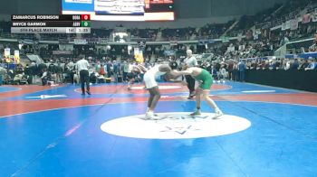 1A-4A 144 5th Place Match - Bryce Garmon, Ashville vs Zamarcus Robinson, Dora