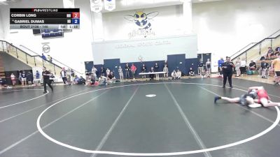140 lbs Quarters - Corbin Long, MN vs Gabriel Dumas, ND