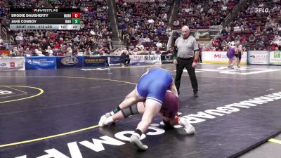 215 lbs Consi 5 - Brodie Daugherty, Manheim Central vs Jake Conroy, Ringgold