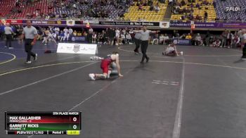 125 lbs Placement Matches (16 Team) - Max Gallagher, Pennsylvania vs Garrett Ricks, Wyoming