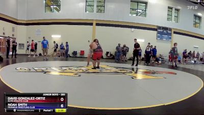 285 lbs 5th Place Match - David Gonzalez-Ortiz, Elite Athletic Club vs Noah Smith, Franklin Wrestling Club