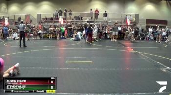 120 lbs Quarterfinals (8 Team) - Austin Kisner, Team Illinois vs Steven Willis, Ragin Raisins WC