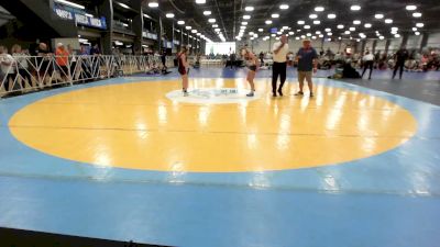 100 lbs Quarterfinal - Mya Beckett, Team RJN Green - HSG vs Kristen Walzer, Wrecking Crew Dream Crushers - HSG