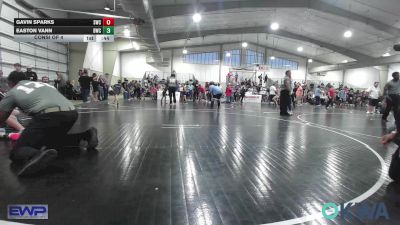 80 lbs Consi Of 4 - Gavin Sparks, Salina Wrestling Club vs Easton Vann, Bartlesville Wrestling Club