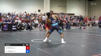 82 kg Round 1 - Aliaksandr Kikiniou, NYAC vs Jesse Porter, New York Athletic Club