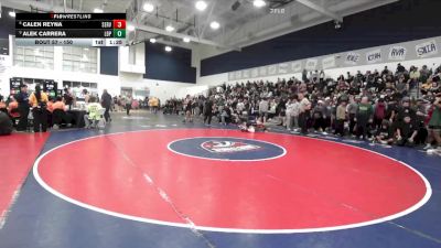 150 lbs Champ. Round 1 - Alek Carrera, Poly/Long Beach vs Calen Reyna, Servite