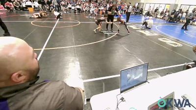 64 lbs Consolation - Bj Gahagan, Pin-King All Stars vs Cruz Freeman, Bristow Youth Wrestling