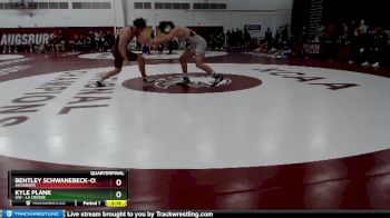 184 lbs Quarterfinal - Kyle Plank, UW - La Crosse vs Bentley Schwanebeck-Ostermann, Augsburg