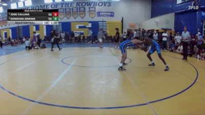 120 lbs Quarterfinal - Donovan Jenkins, South Plantation vs Jose Callava, Gladiator Wrestling