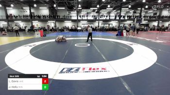 111A lbs Quarterfinal - Liam Davis, Lake Highland Prep vs Jake Holly, Ironhorse