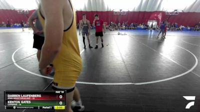 165 lbs Round 1 (16 Team) - Darren Laufenberg, Iowa Grant/Highland vs Kenton Gates, Cameron