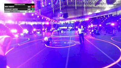 130 lbs Semifinal - Max Heath, Dark Horse WC vs Charley Eaton, Hawkeye Wrestling Academy