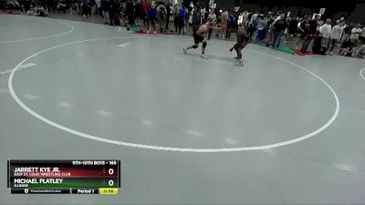 165 lbs Cons. Round 1 - Michael Flatley, Illinois vs Jarrett Kye Jr., East St. Louis Wrestling Club