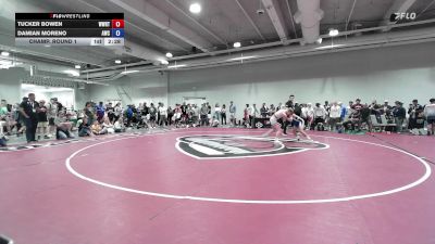 57 lbs Champ. Round 1 - Tucker Bowen, Wyoming Wrestling Reg Training Ctr vs Damian Moreno, Atreus Wrestling Club