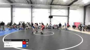 89 kg Semifinal - Anthony Pray, MWC Wrestling Academy vs Chase Shultz, Capital Wrestling Club