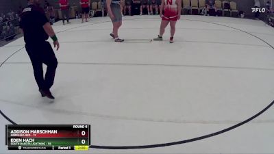 238 lbs Round 6 (8 Team) - Eden Hach, South Dakota Lightning vs Addison Marschman, Nebraska Red