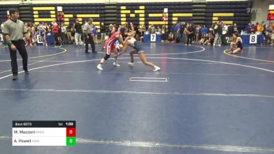 118 lbs Round Of 16 - Maddie Mazzoni, Morgantown-WV vs Anniya Powell, Parkersburg South-WV