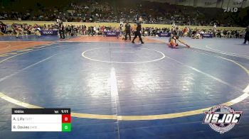 105 lbs Quarterfinal - Austin Lilly, Tuttle Elite Wrestling Club vs Bradley Davies, Choctaw Ironman Youth Wrestling