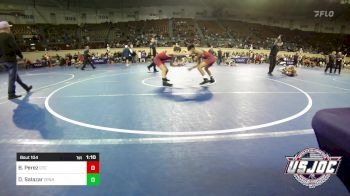 112 lbs Semifinal - Braden Perez, Owasso Takedown Club vs Dominic Salazar, Spartan Mat Club