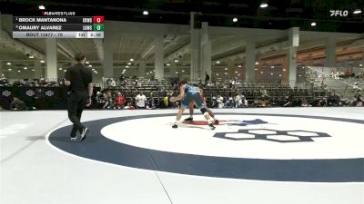 79 lbs Quarters - Brock Mantanona, Cliff Keen Wrestling Club vs Omaury Alvarez, Level Up Wrestling Center
