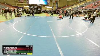 165 lbs Cons. Round 3 - Andrew Servais, Pulaski Wrestling Club vs Isaiah Mendoza, Agoge Wrestling Club