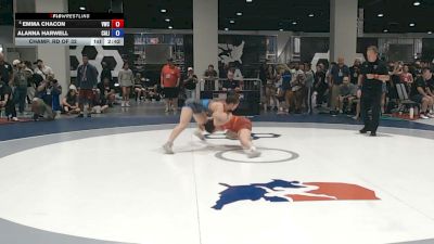 130 lbs Champ. Rd Of 32 - Emma Chacon, Valiant Wrestling Club vs Alanna Harwell, California
