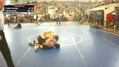 159 lbs Cons. Round 1 - Keyon Wynn, Dunbar Wrestling Club vs Corey Gilliam, North Union