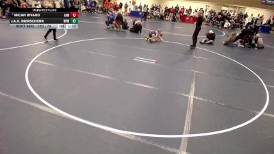 12U - 74 lbs 3rd Place Match - Micah Rivard, Anoka Youth Wrestling vs J.A.X. Bierschenk, Wayzata Youth Wrestling
