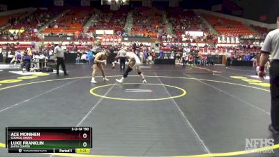 3-2-1A 190 Quarterfinal - Ace Monihen, Council Grove vs Luke Franklin, Smith Center