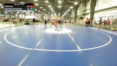 106 lbs Rr Rnd 2 - David Lall, 10th Planet Red vs Brayden McCracken, The Fort Hammers