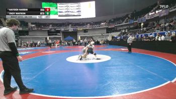 6A 144 lbs Cons. Round 3 - Troy Watson, Wetumpka vs Hayden Harbin, Southside Gadsden