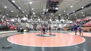 110 lbs Quarterfinal - Gentry Phillips, Durant High School Girls vs Kaylyn Chism, Tahlequah JH Girls