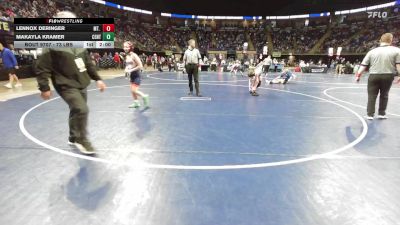 108 lbs Quarterfinal - Lennox Deringer, Mt. Lebanon vs Makayla Kramer, Central Columbia