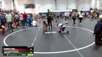 95 lbs Semifinal - Everett Finn, Grizzlies Wrestling Club vs Jeramiah Hagood, Team Tiger