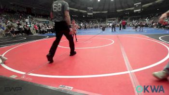 55 lbs Round Of 16 - Christopher Waitkus II, Team Tulsa Wrestling Club vs Brooks Baxter, Claremore Wrestling Club