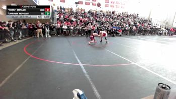 113 lbs Quarterfinal - Johnny Moraes, Melrose vs Mitch Thaler, Sharon