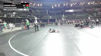 65 lbs Consolation - McKenna Arnau, West Milford vs Charlotte McGee, Cja