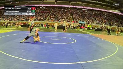 D1-138 lbs Cons. Round 2 - Gavin Holcombe, Salem HS vs Easton Culver, Hartland HS