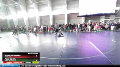 62 lbs Quarterfinal - Stetson Wiberg, Westlake vs Cash Green, Upper Valley Aces